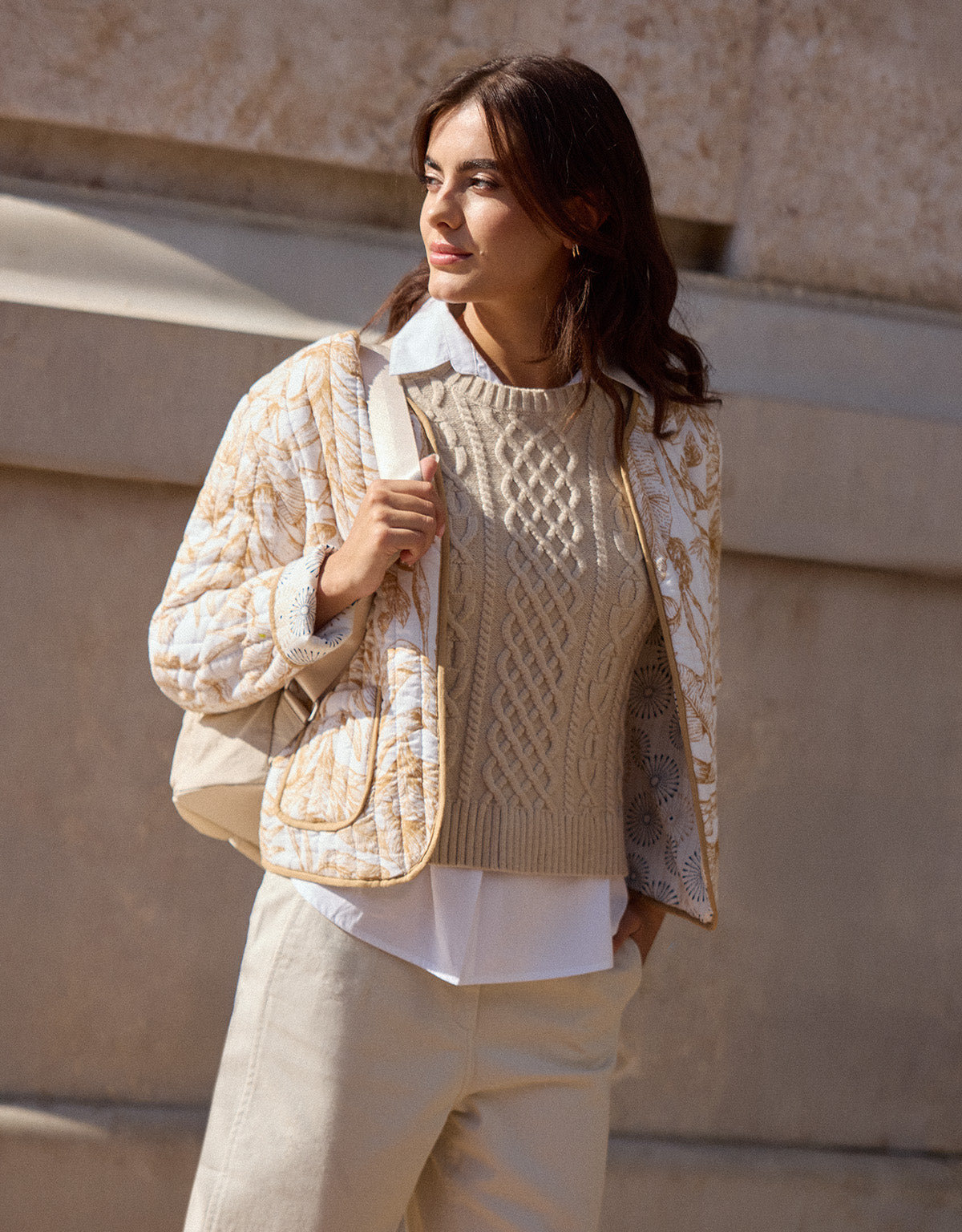 Chaleco Beige - Lapica