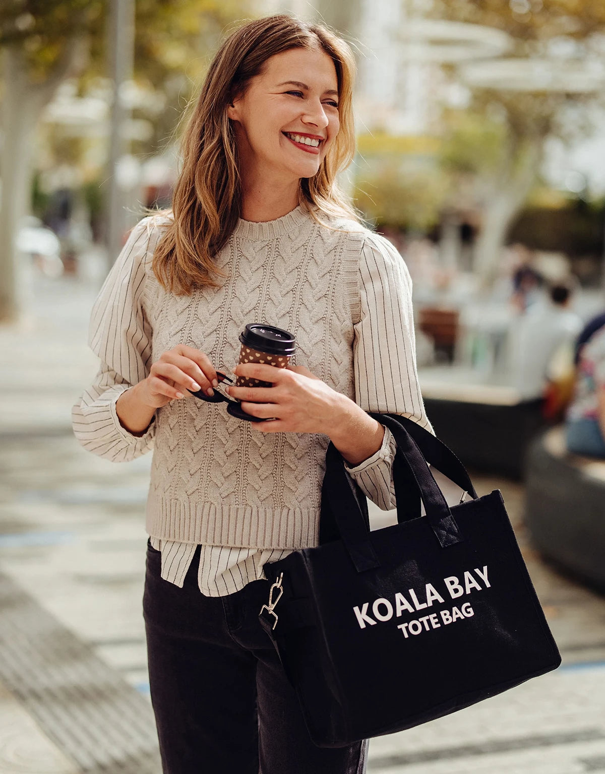 Chaleco Punto Grueso Beige - Alpica