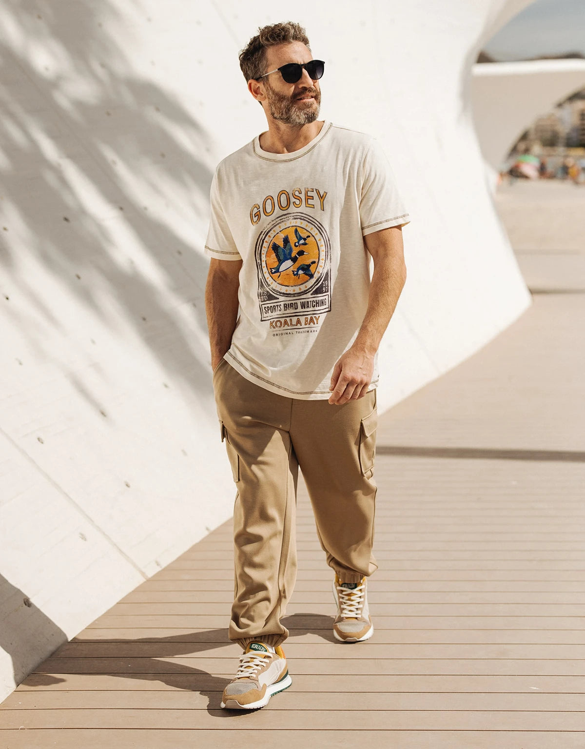 Camiseta Manga Corta Estampado - Goose