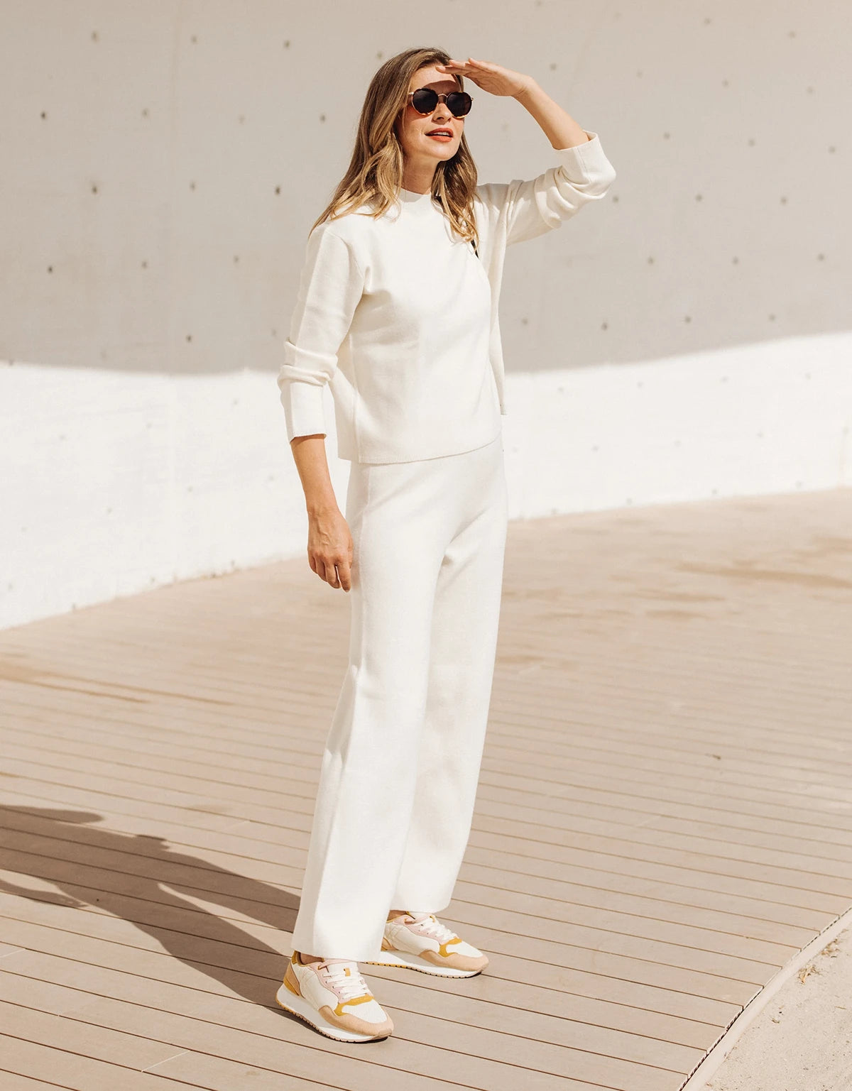 Pantalon Long Beige - Yamiki