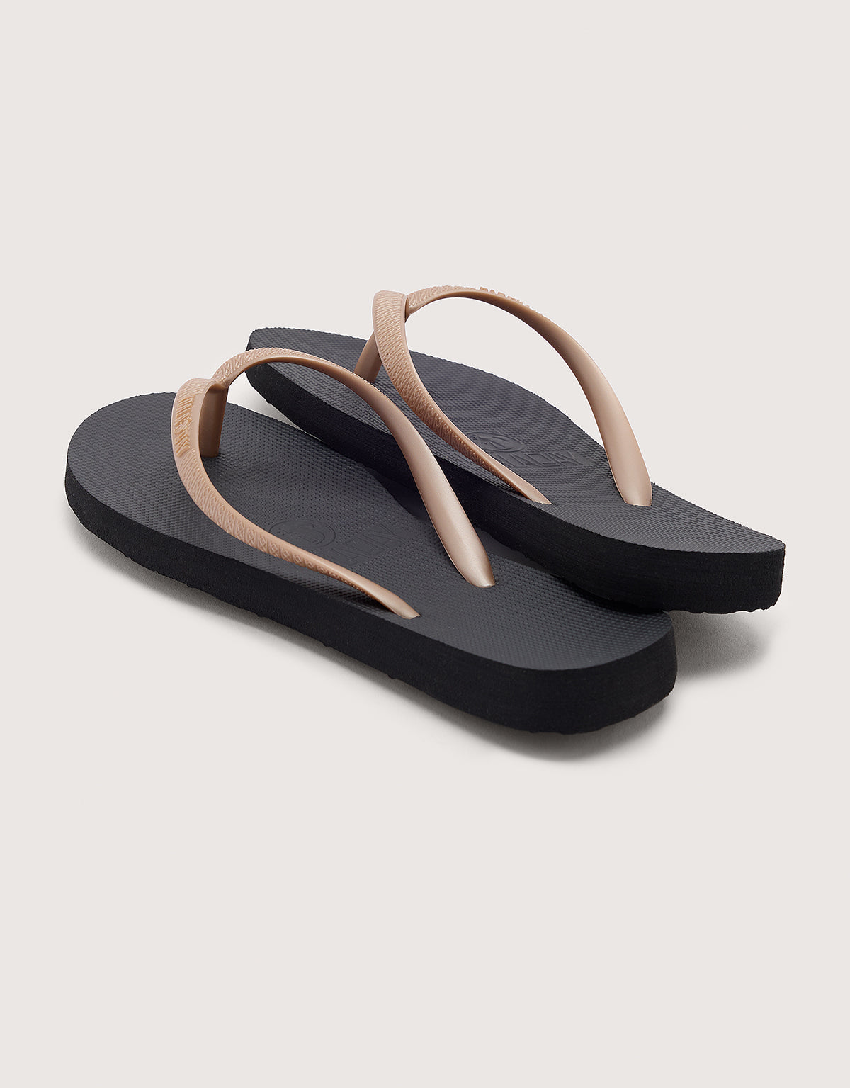 Chancla Dedo Negro y Oro - Mundaka