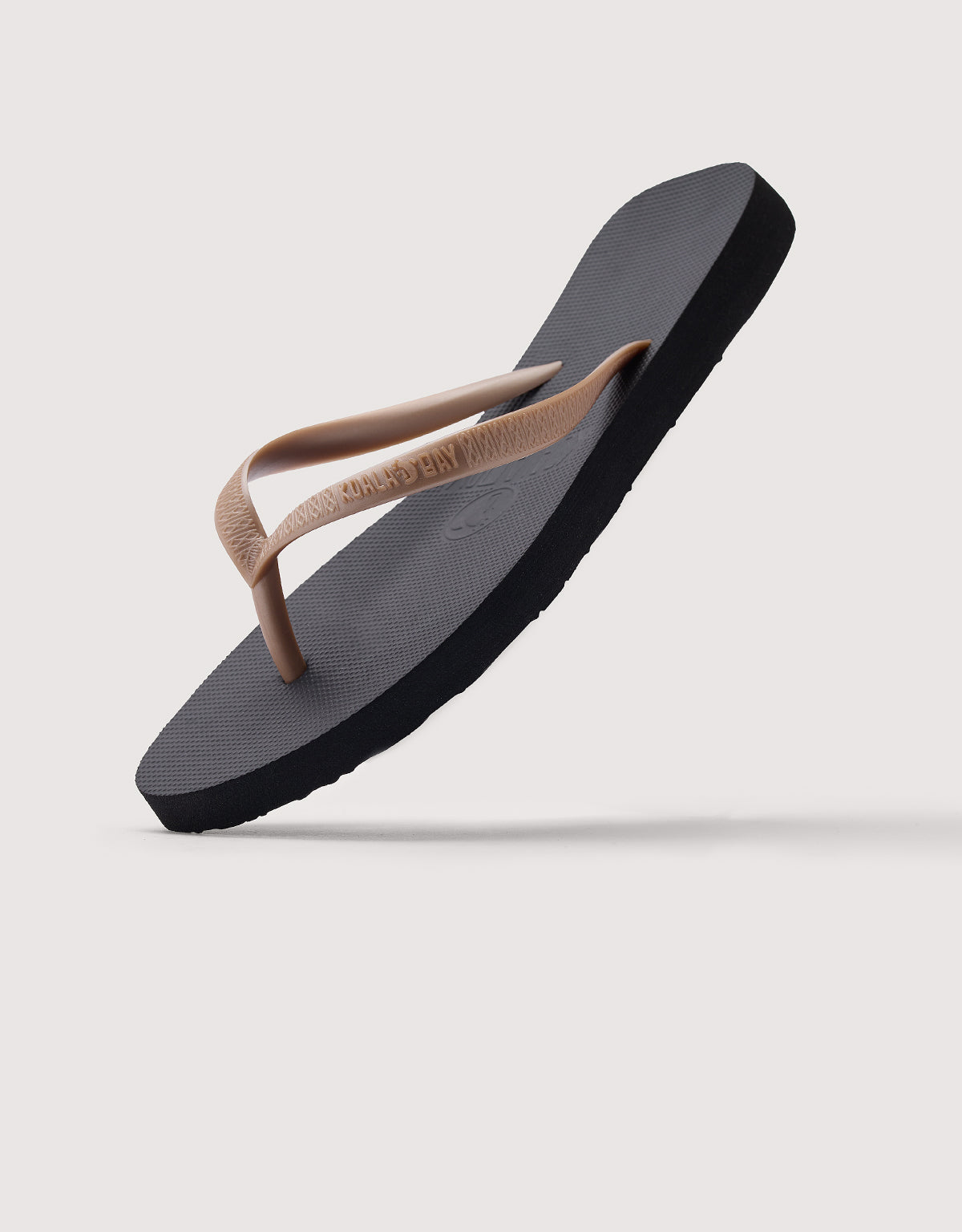 Chancla Dedo Negro y Oro - Mundaka