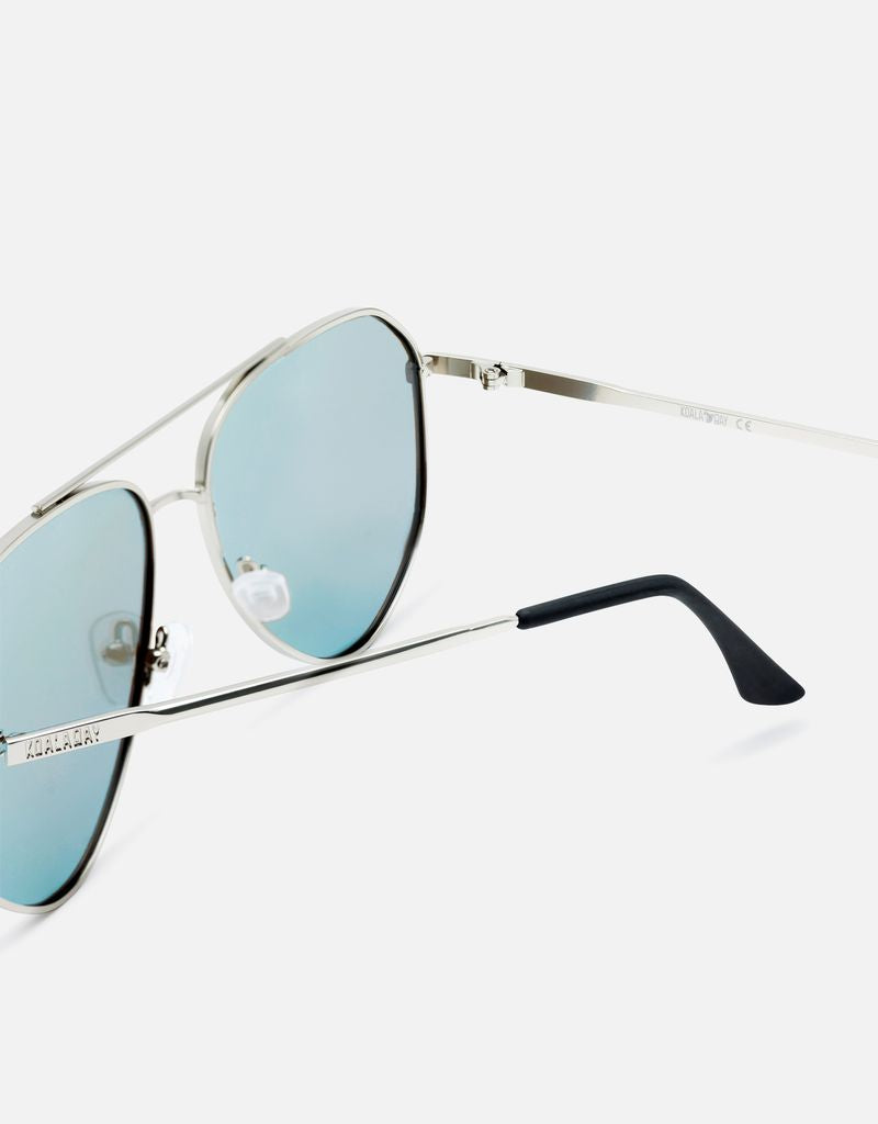 Gafas Sol Polarizadas Plata Azul - Byron