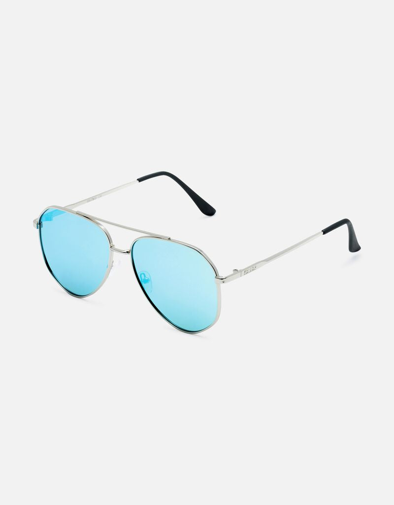 Gafas Sol Polarizadas Plata Azul - Byron