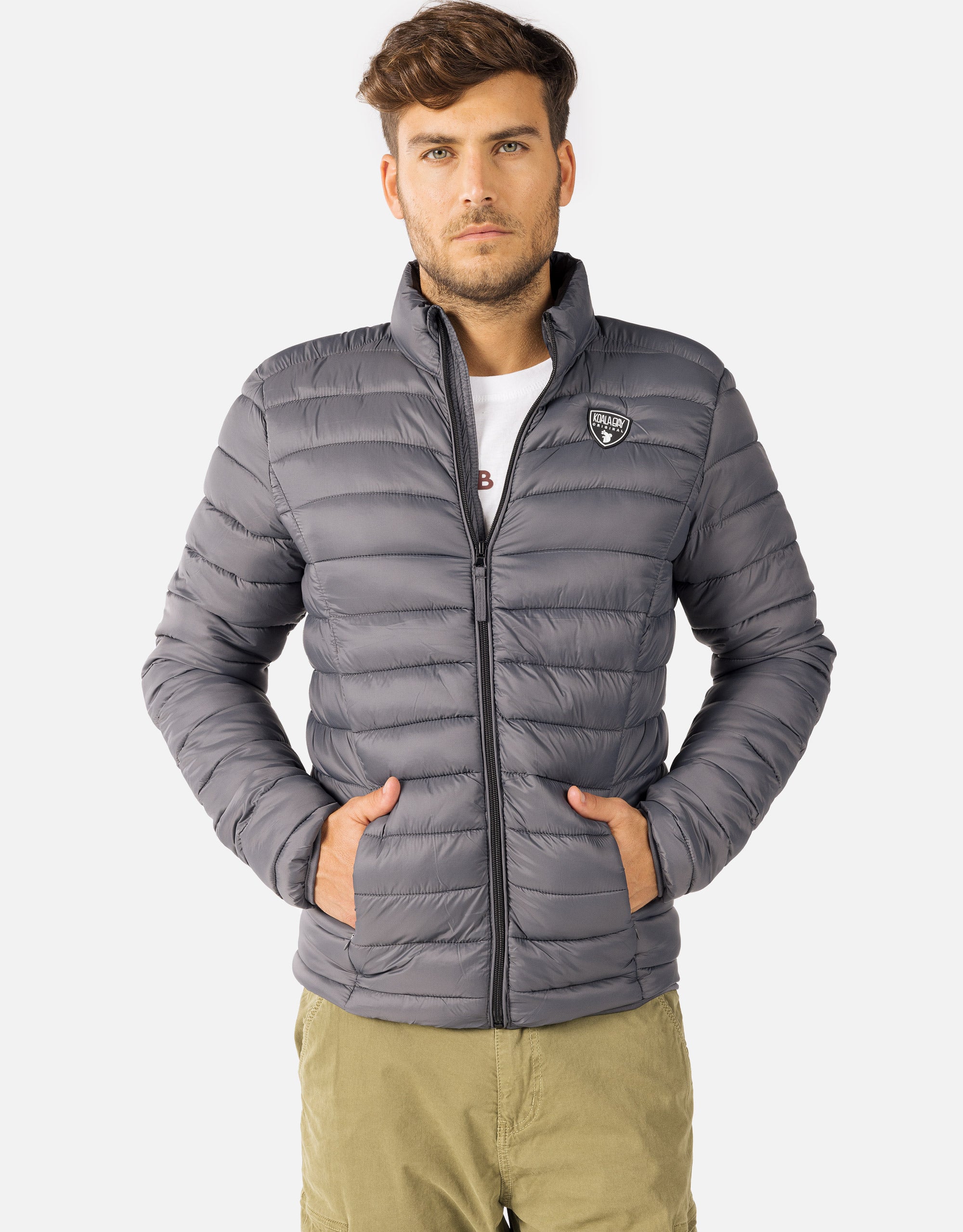 Chaqueta Acolchada Gris - Vesubio