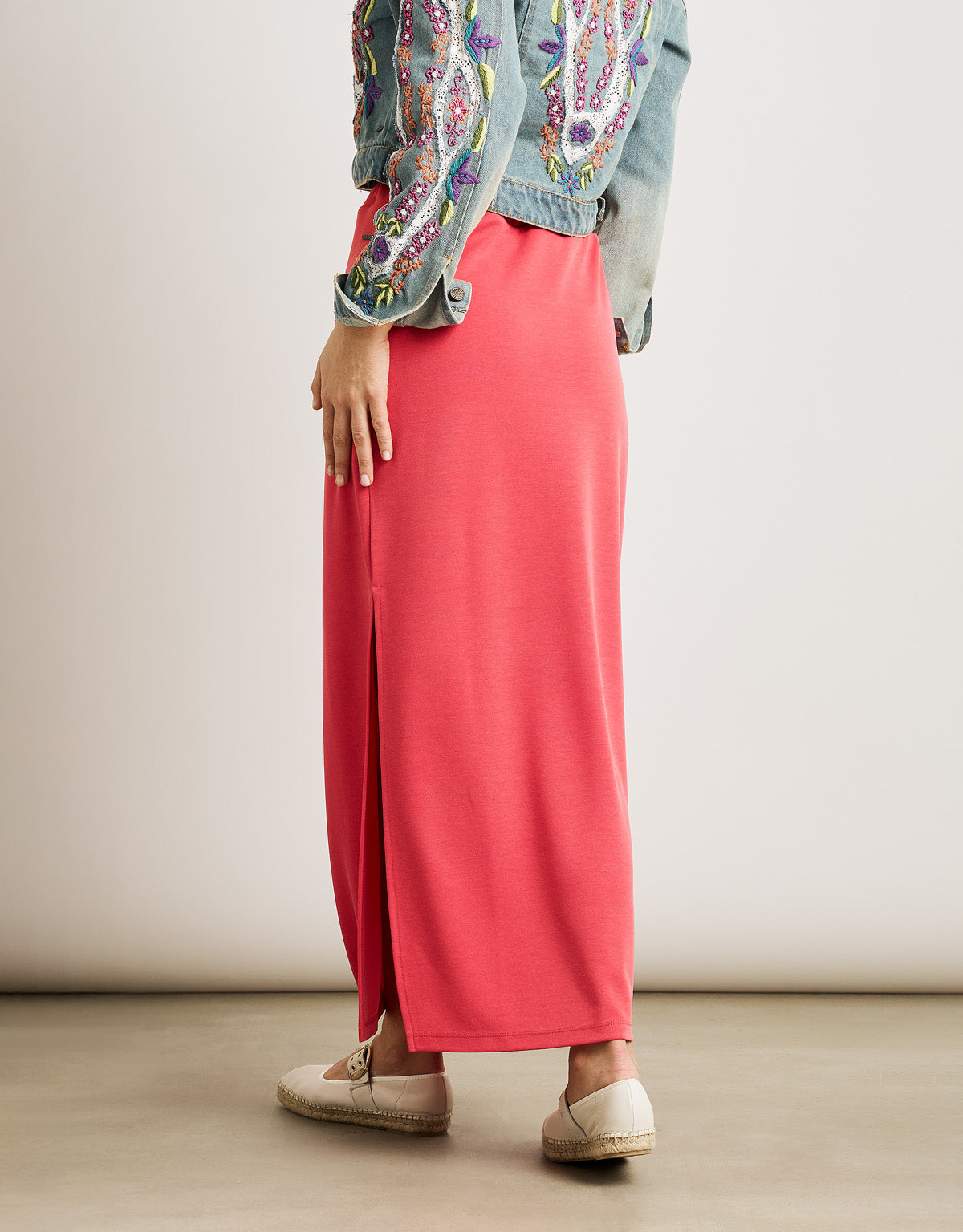 Falda Midi Coral - Claudina 2