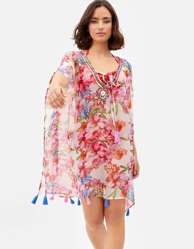 Caftán Cerrado Multicolor - Moringa