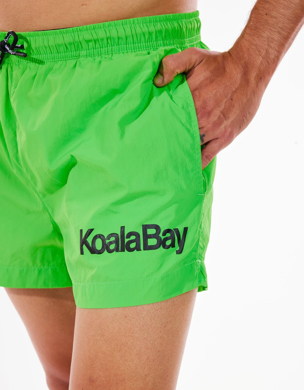 Bañador Corto Verde Flúor - Tony