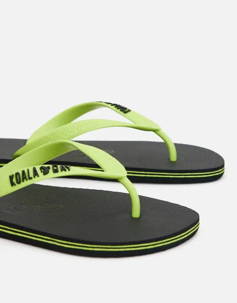 Chancla Dedo Verde Flúor - Mundaka