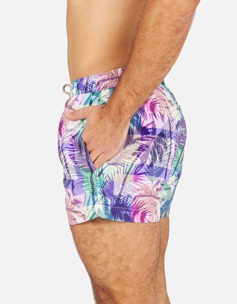 Bañador Corto Microfibra - Collagepalm