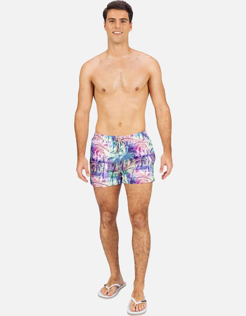 Bañador Corto Microfibra - Collagepalm