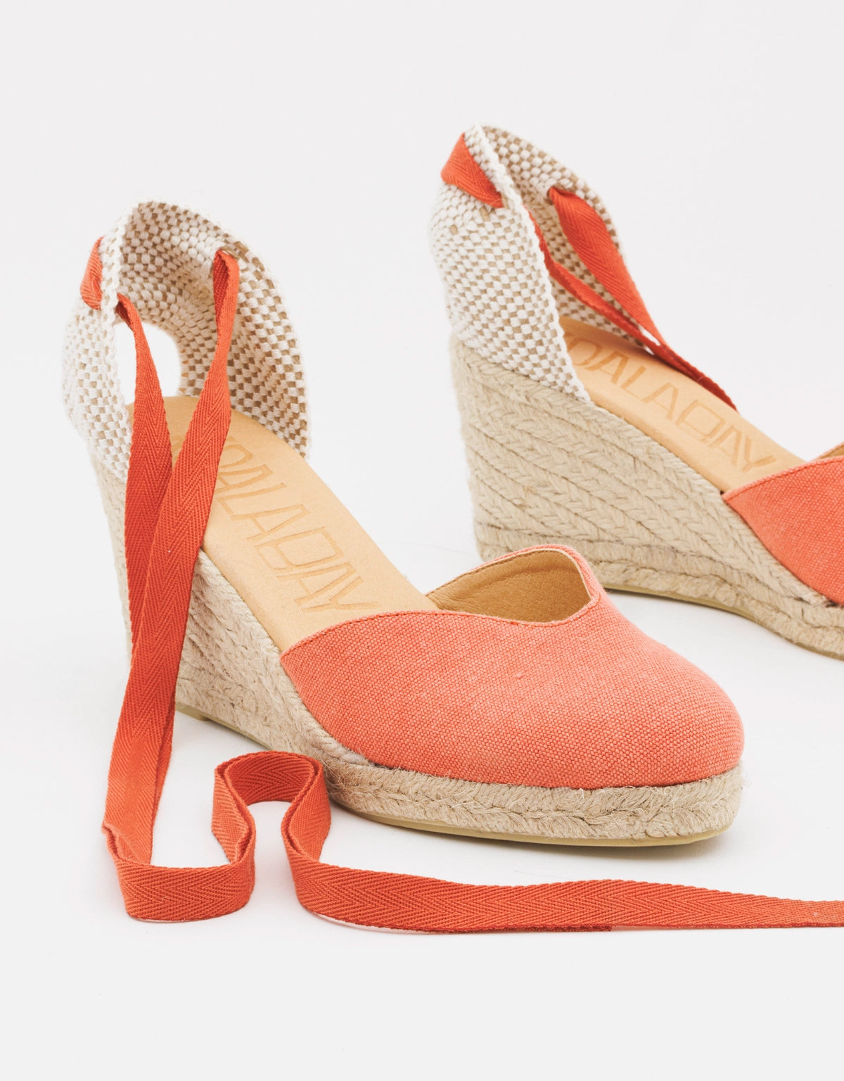 Campesina Algodón y Yute Coral - Bardolino 3