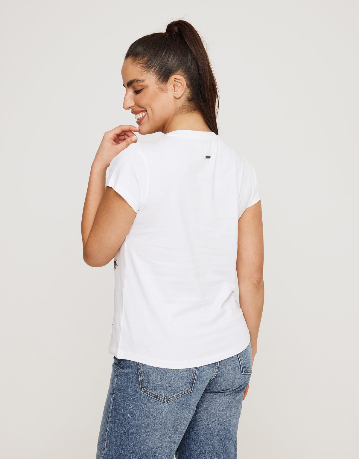 Camiseta Manga Corta Blanco - Olhos 2