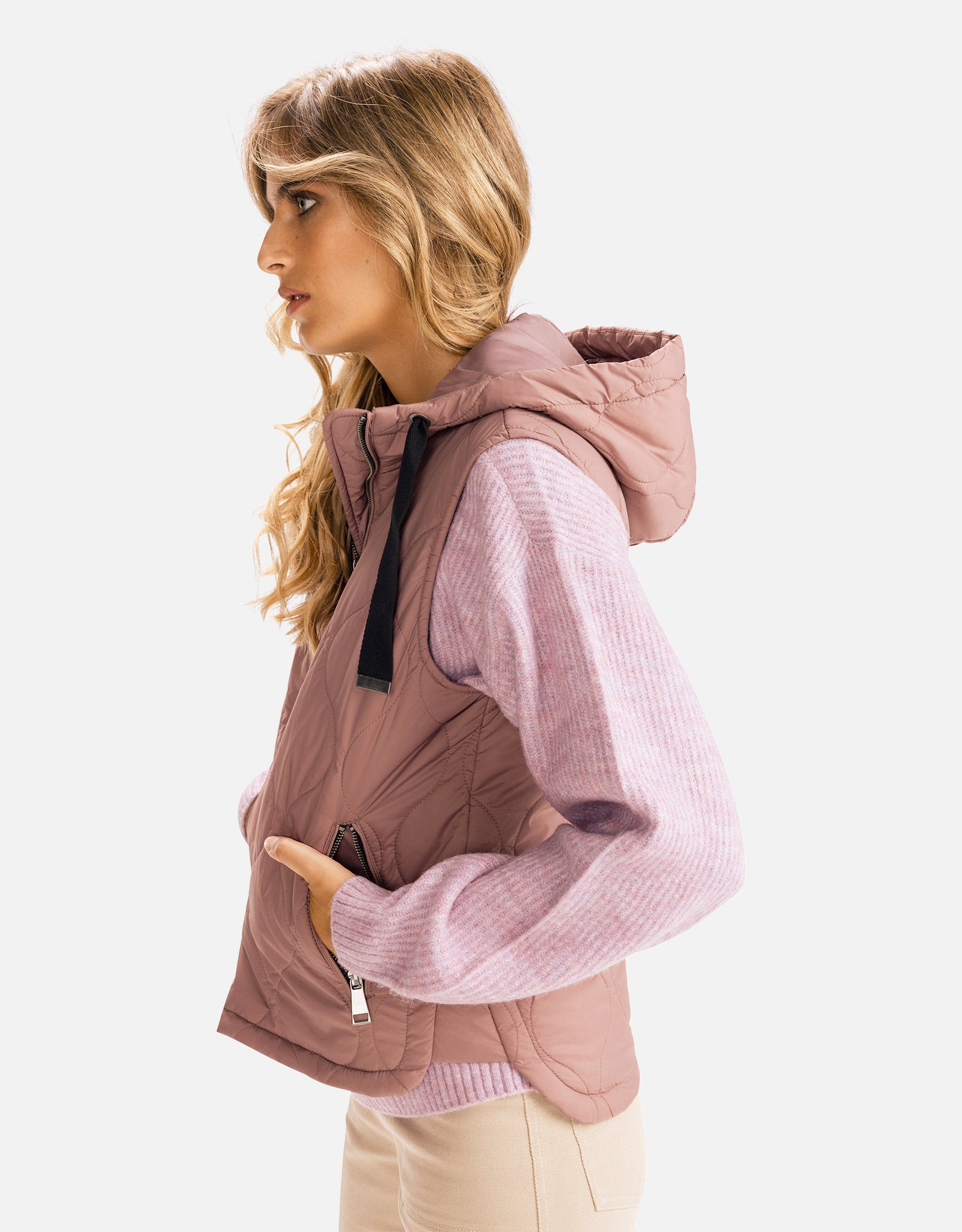 Chaleco Rosa - Hanna