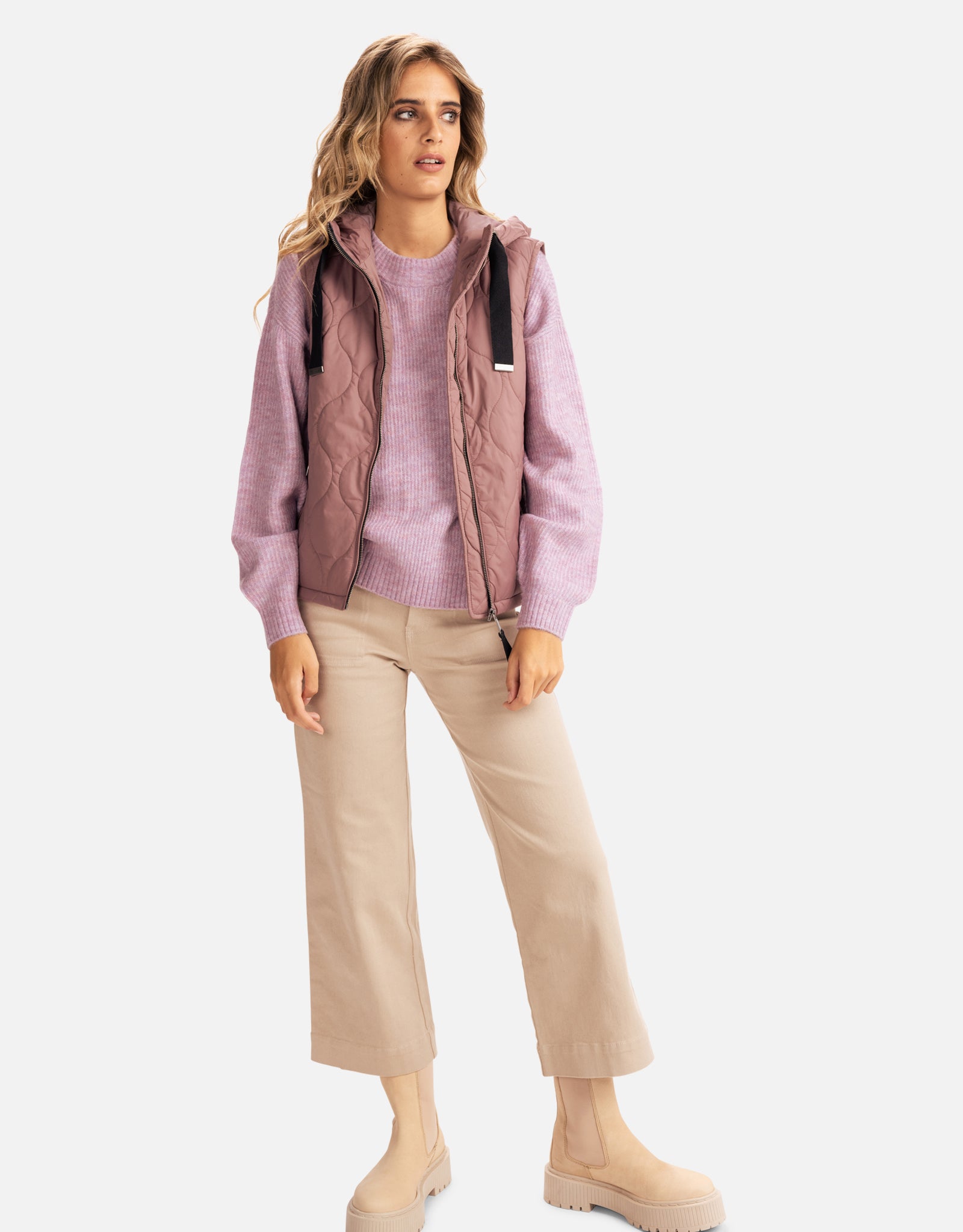 Chaleco Rosa - Hanna