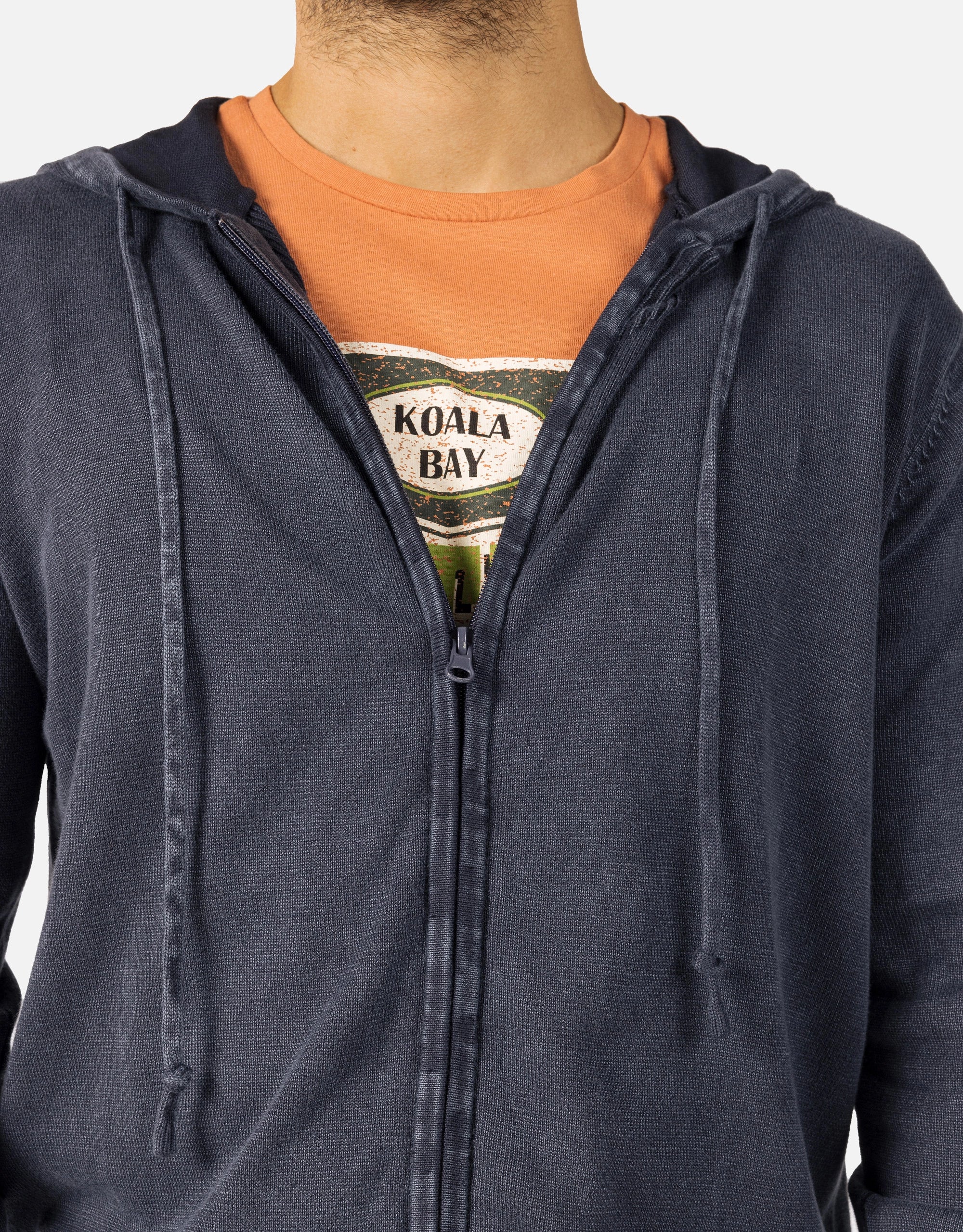 Sudadera con Capucha Algodón Azul Marino - Rhys 4