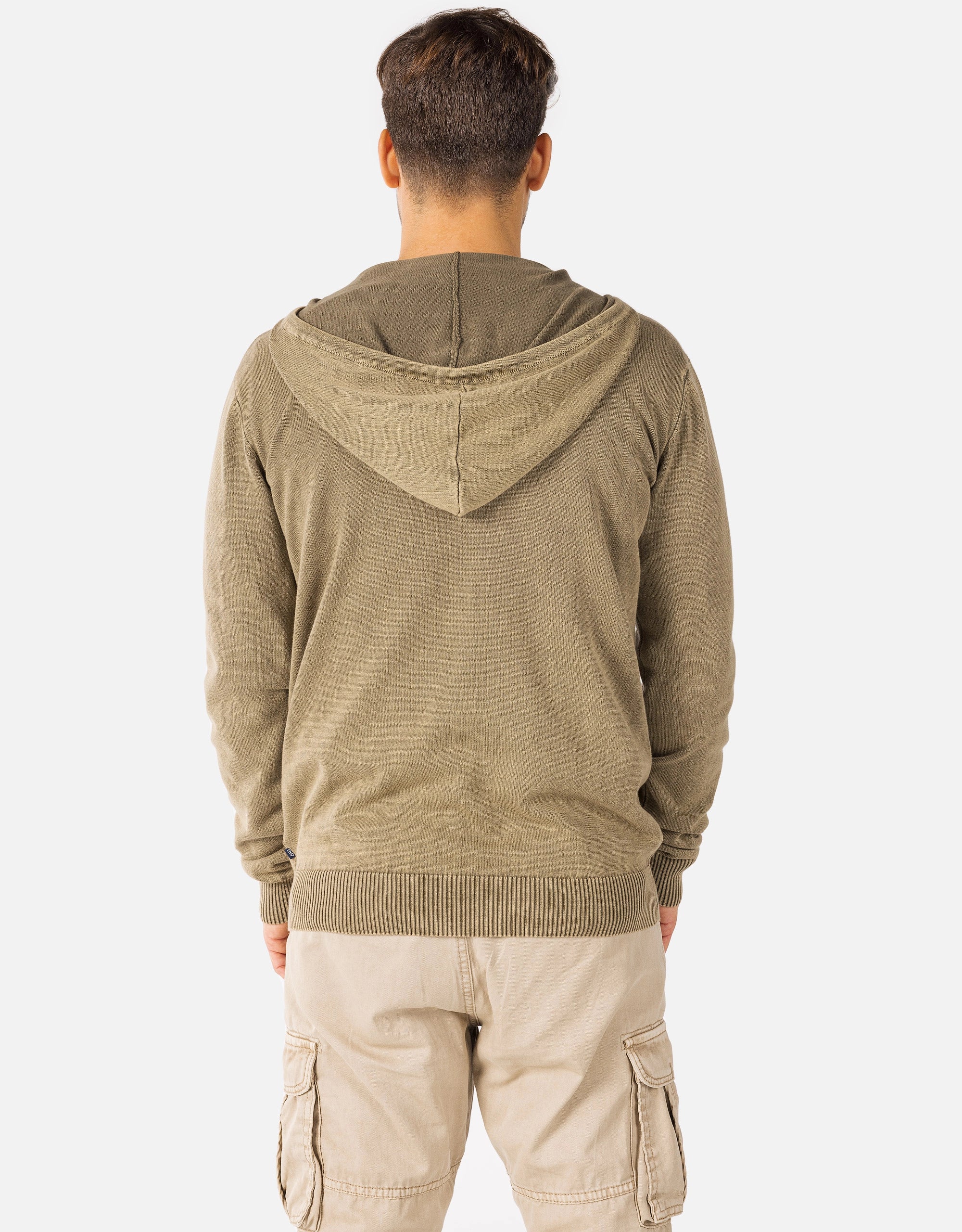 Sudadera con Capucha Algodón Caqui - Rhys 2