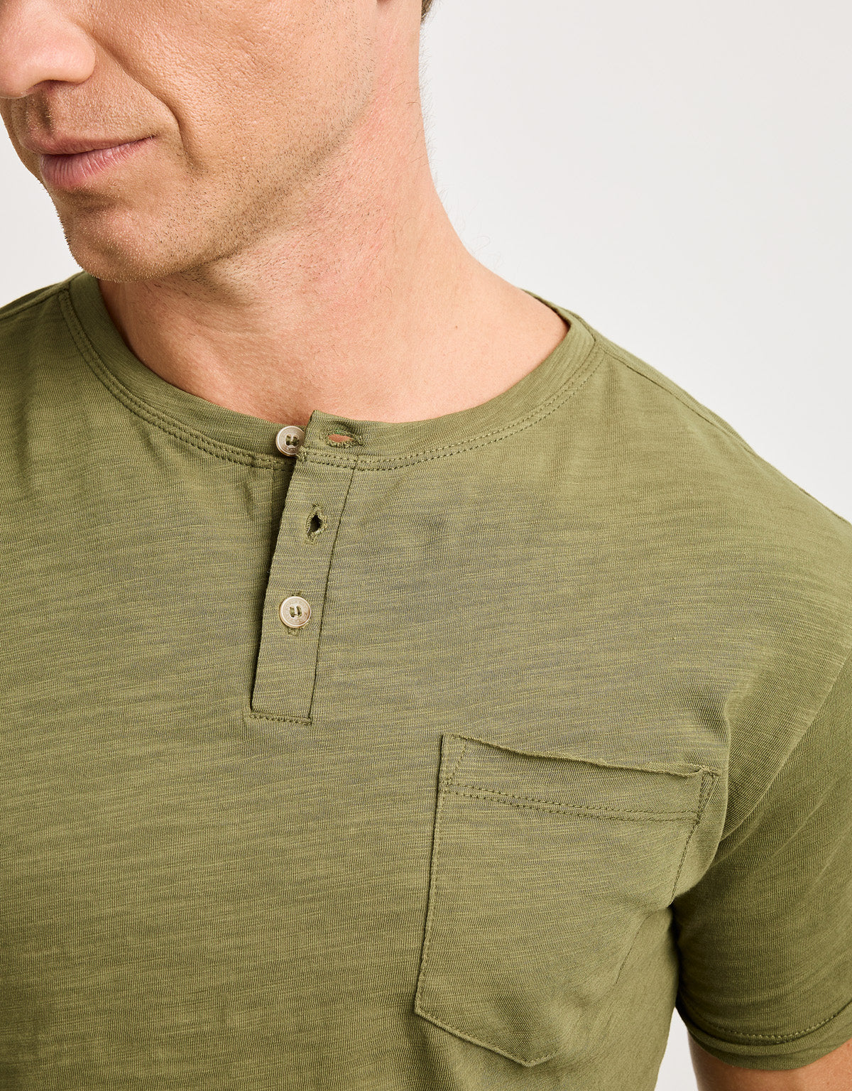 Camiseta Manga Corta Caqui - Barny 5