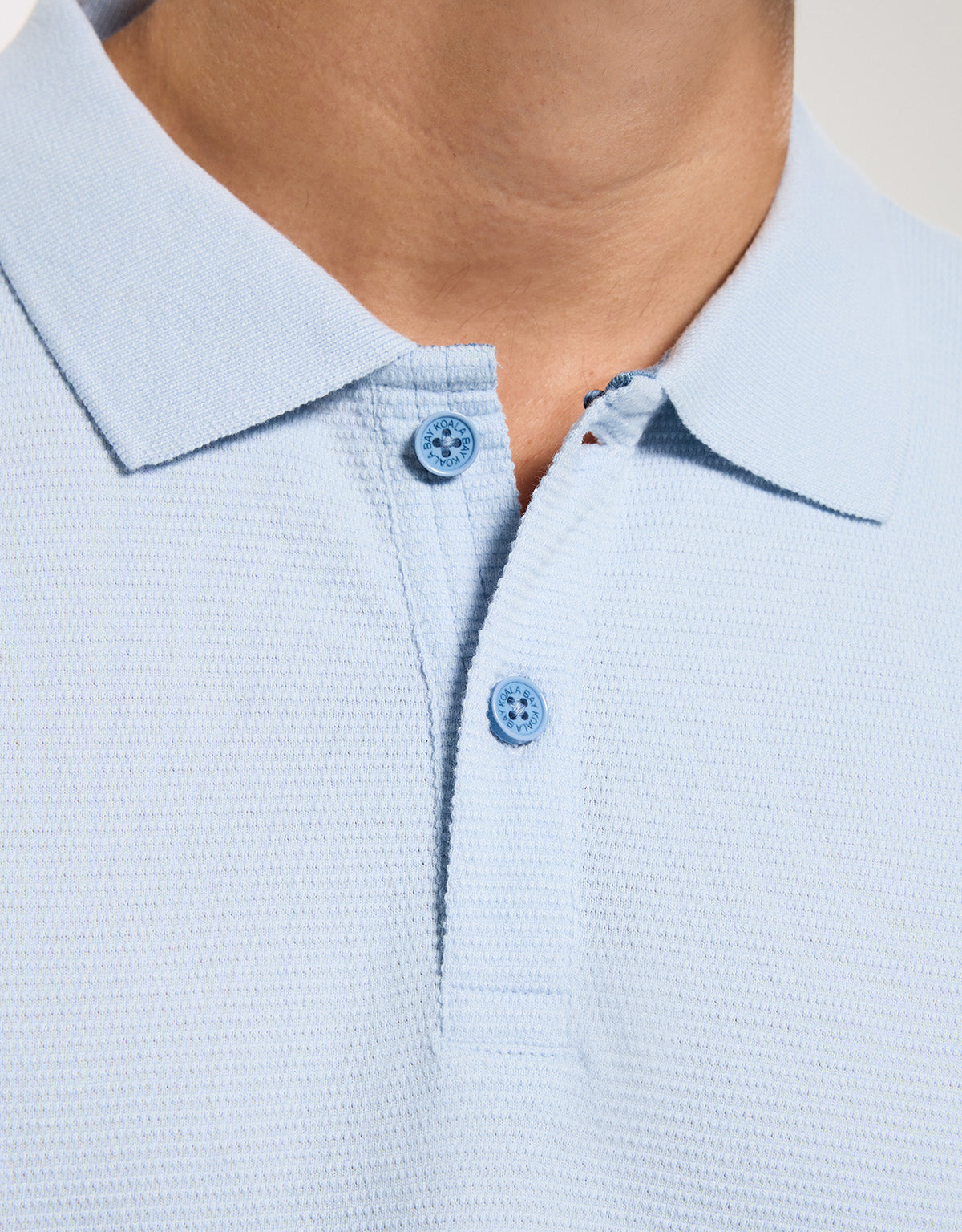 Polo Manga Corta Algodón Azul - Tome 6