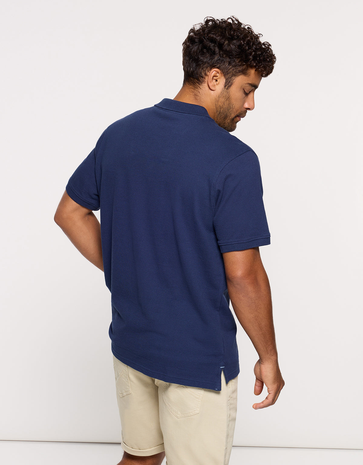 Polo Manga Corta Azul Oscuro - Tome 4