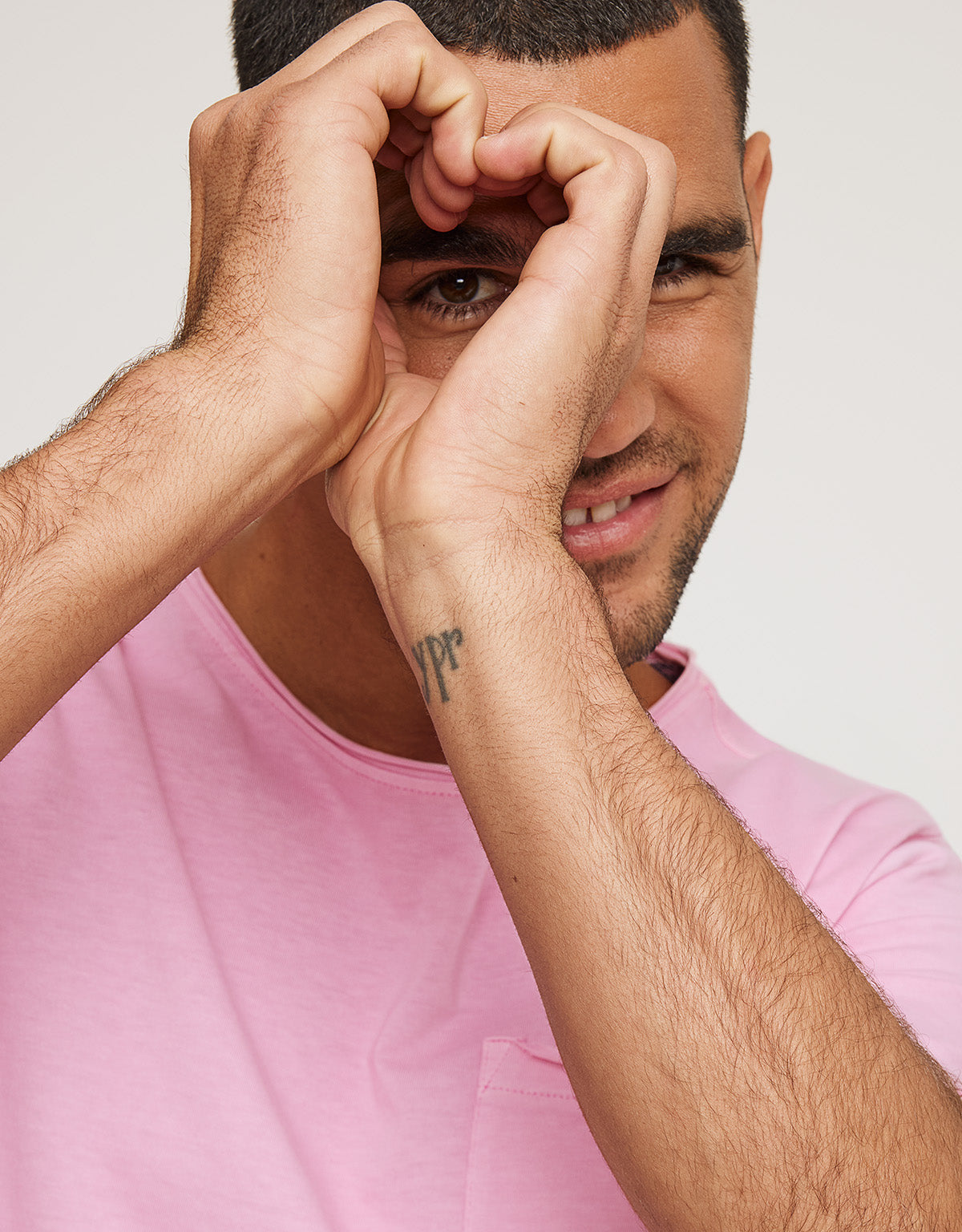 Camiseta Manga Corta Rosa - Astre 5