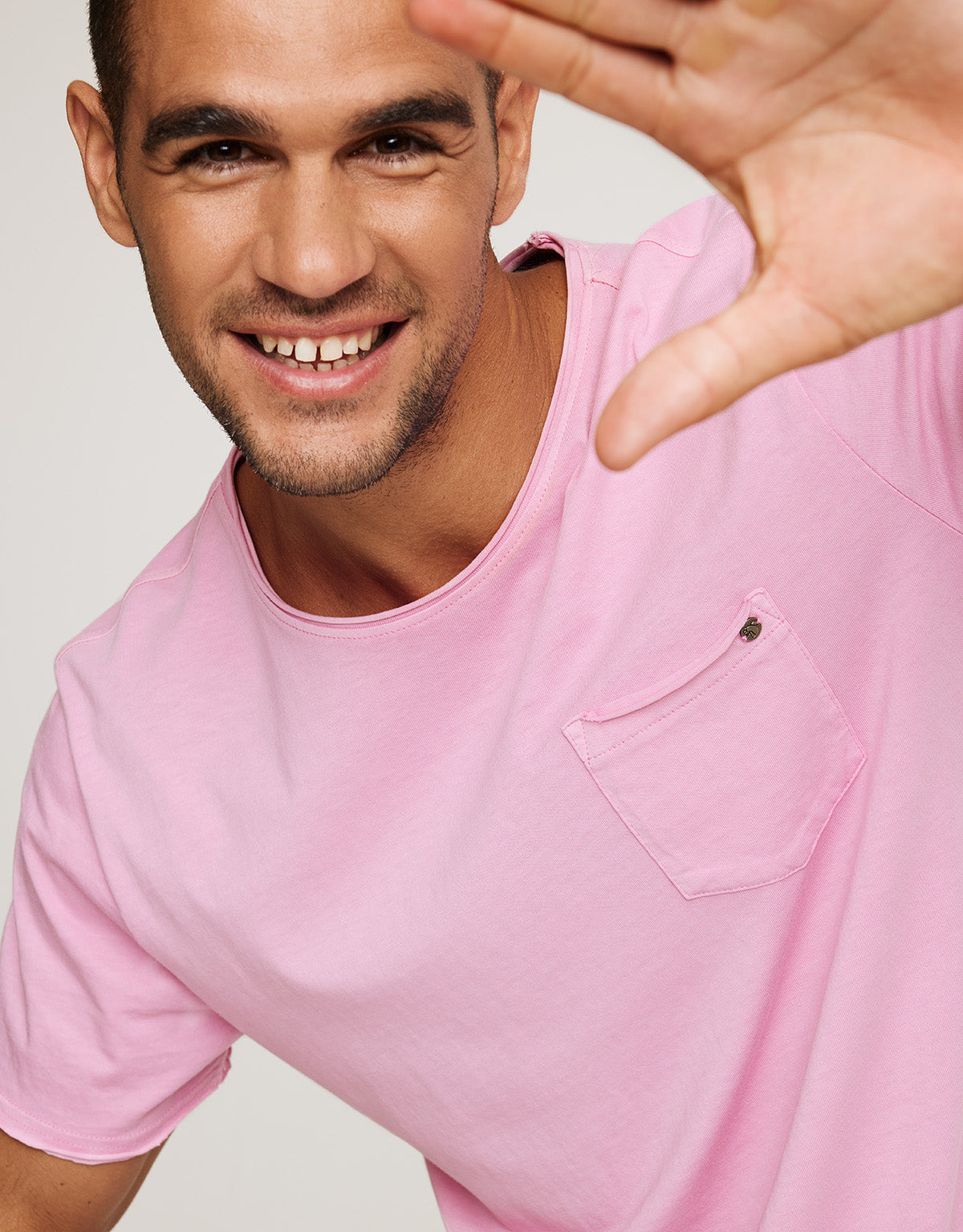 Camiseta Manga Corta Rosa - Astre 2