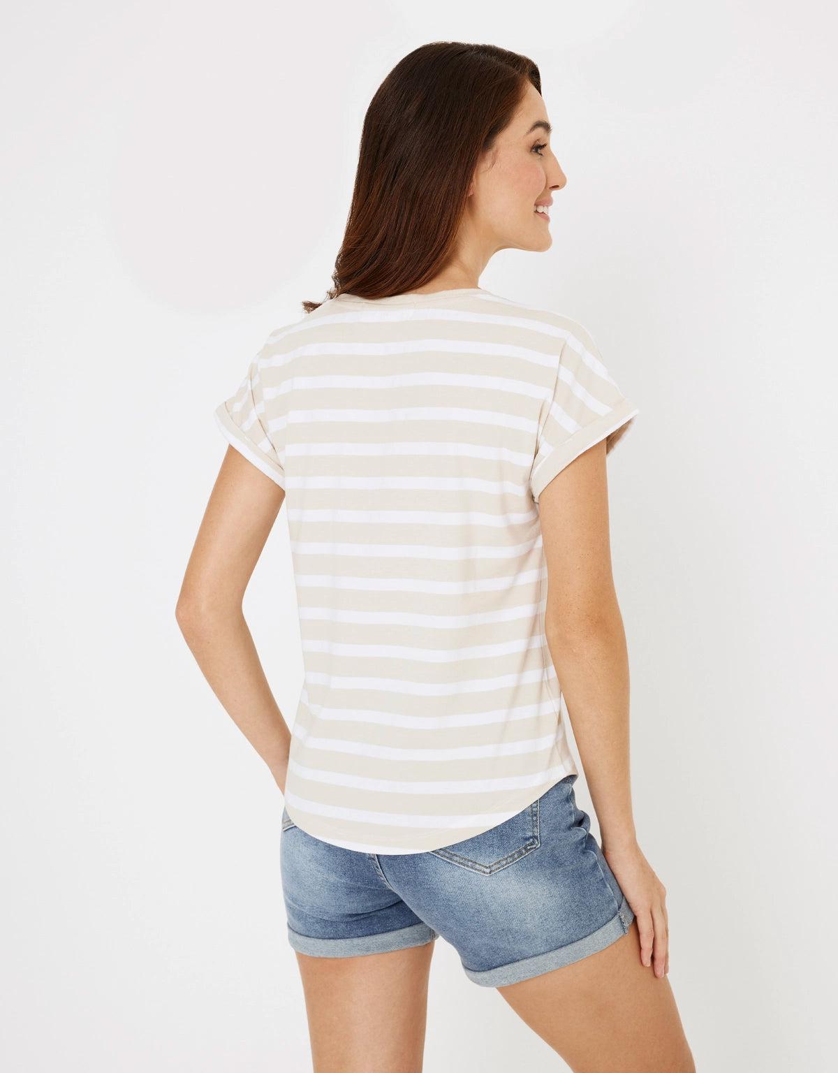 Camiseta Manga Corta de Rayas - Madonna 2