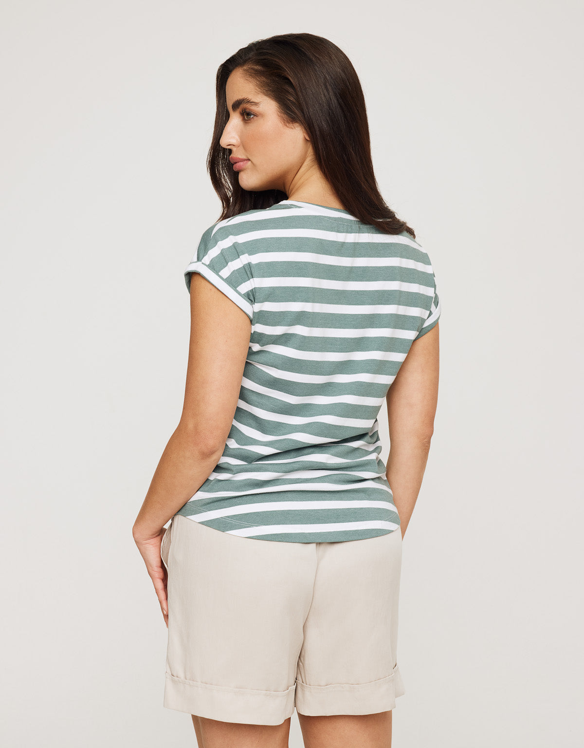 Camiseta Manga Corta de Rayas - Madonna