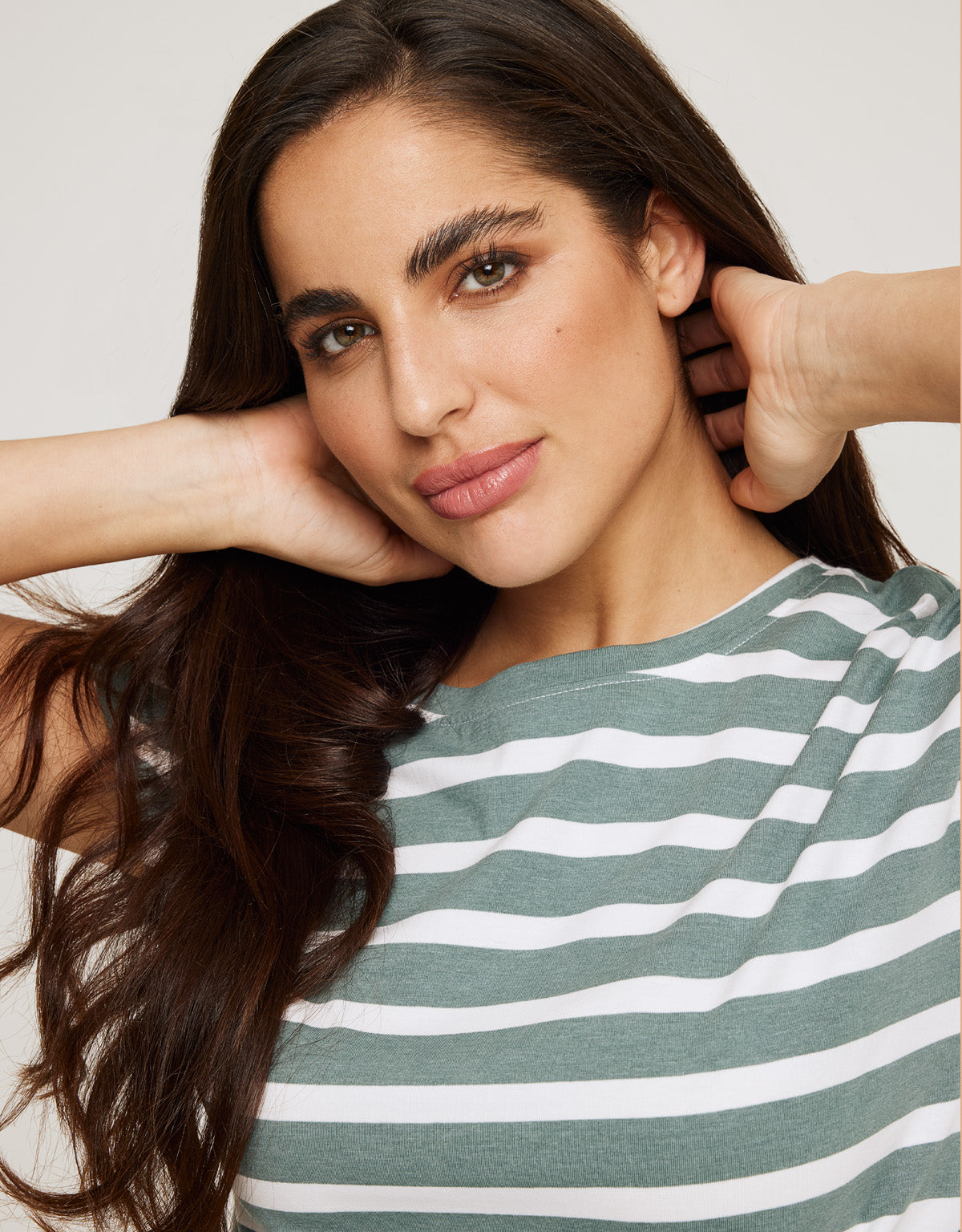 Camiseta Manga Corta de Rayas - Madonna