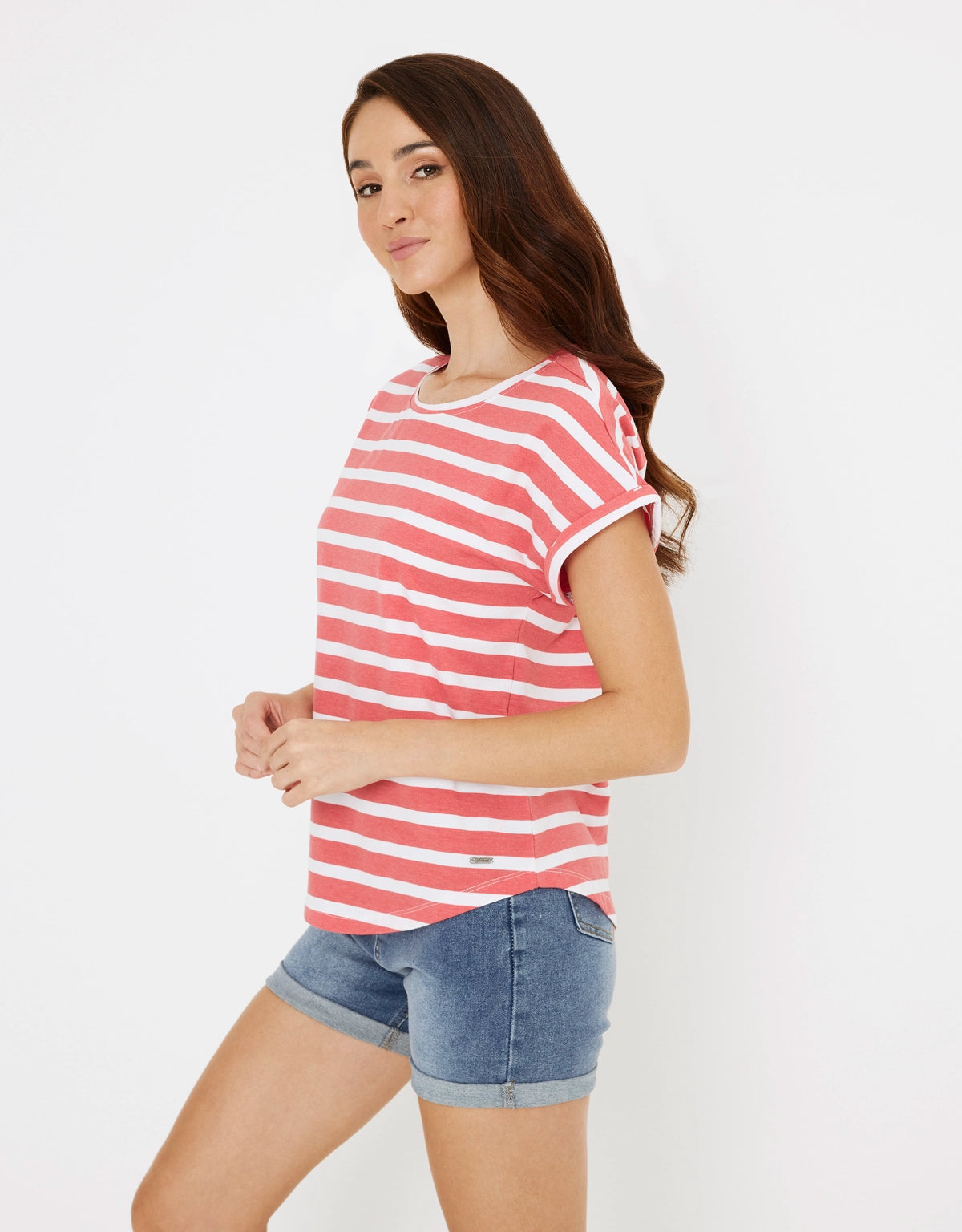 Camiseta Manga Corta de Rayas - Madonna 3