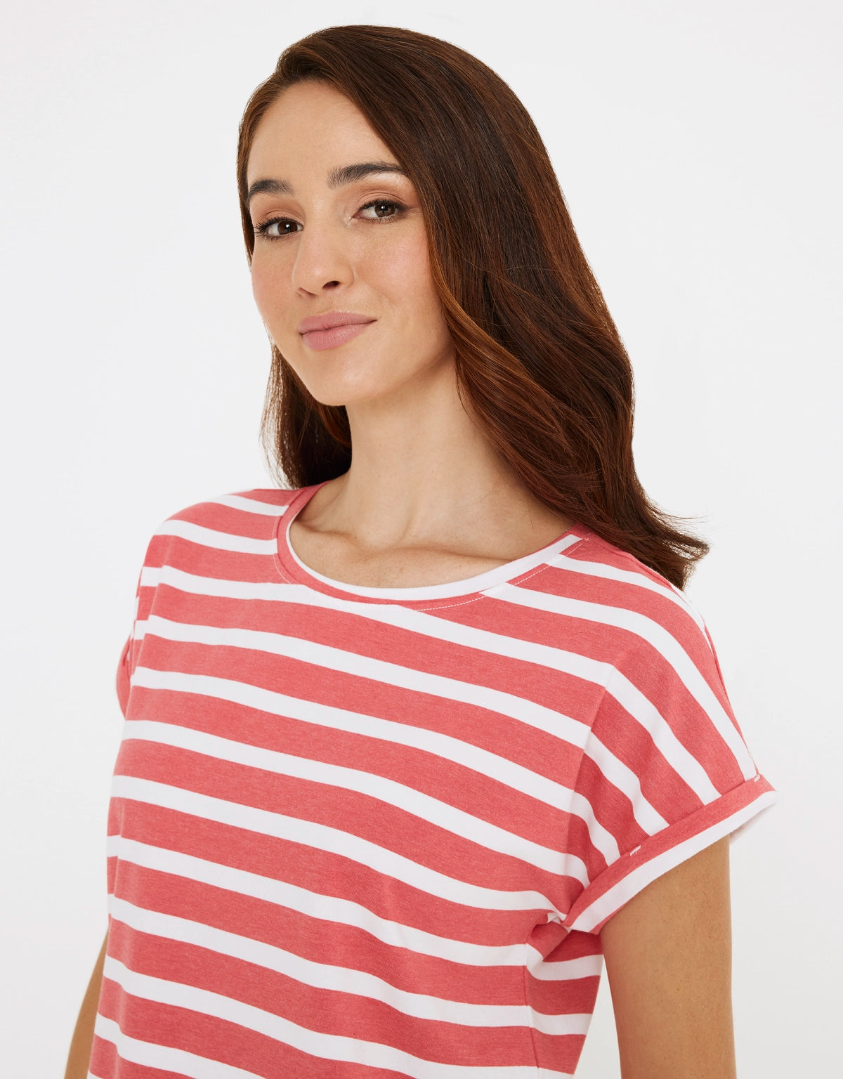 Camiseta Manga Corta de Rayas - Madonna 4