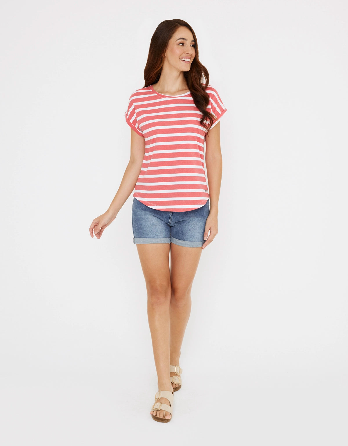 Camiseta Manga Corta de Rayas - Madonna 5