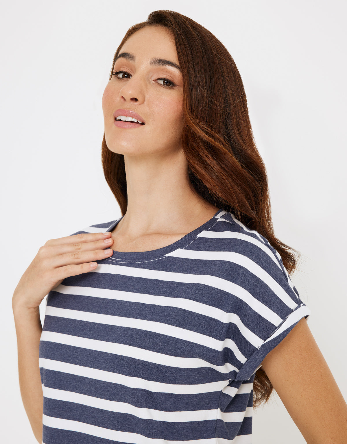 Camiseta Manga Corta de Rayas - Madonna 4