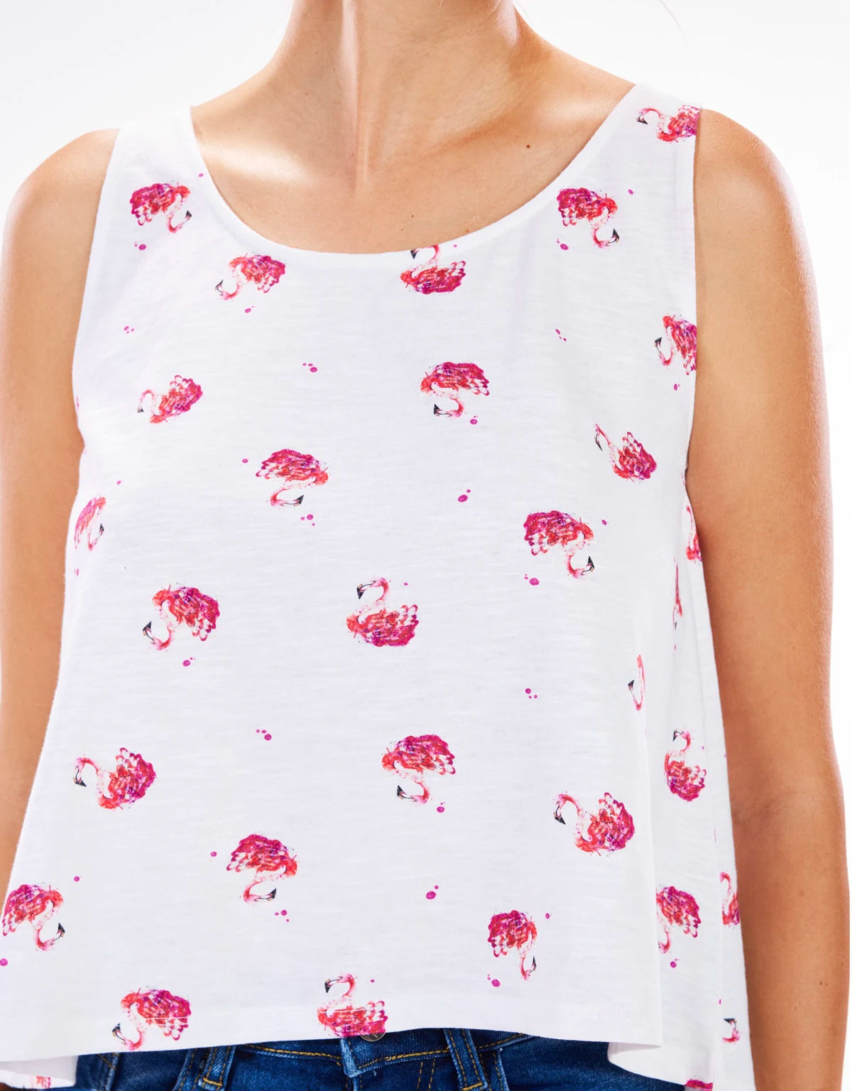 White Tank Top - Mingos