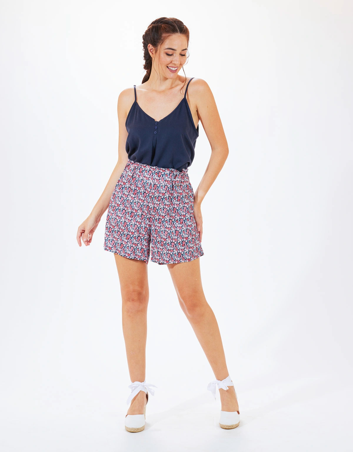 Bermuda pour femmes Viscose rose- Tati