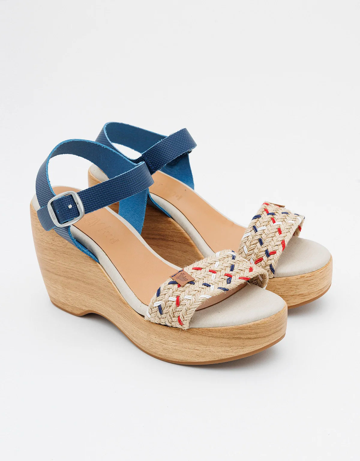 Sandalias de Cuña Azul Marino - Ragusa