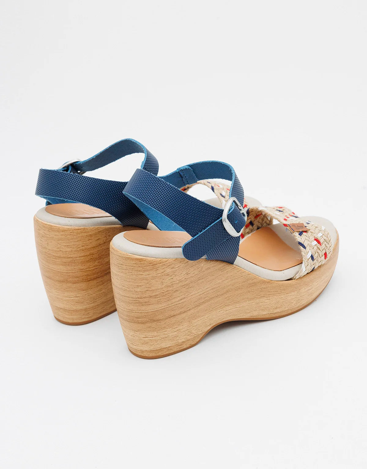 Sandalias de Cuña Azul Marino - Ragusa