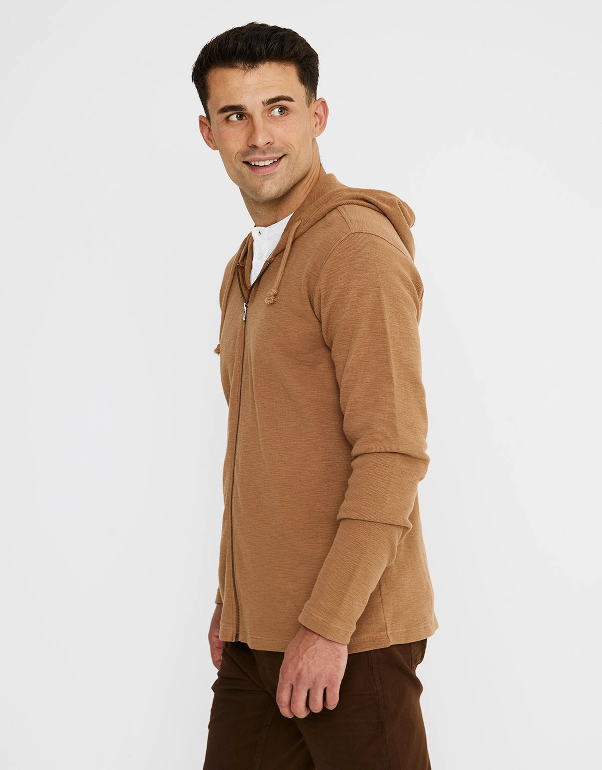 Sudadera con Capucha Algodón Beige- Golpizip 3