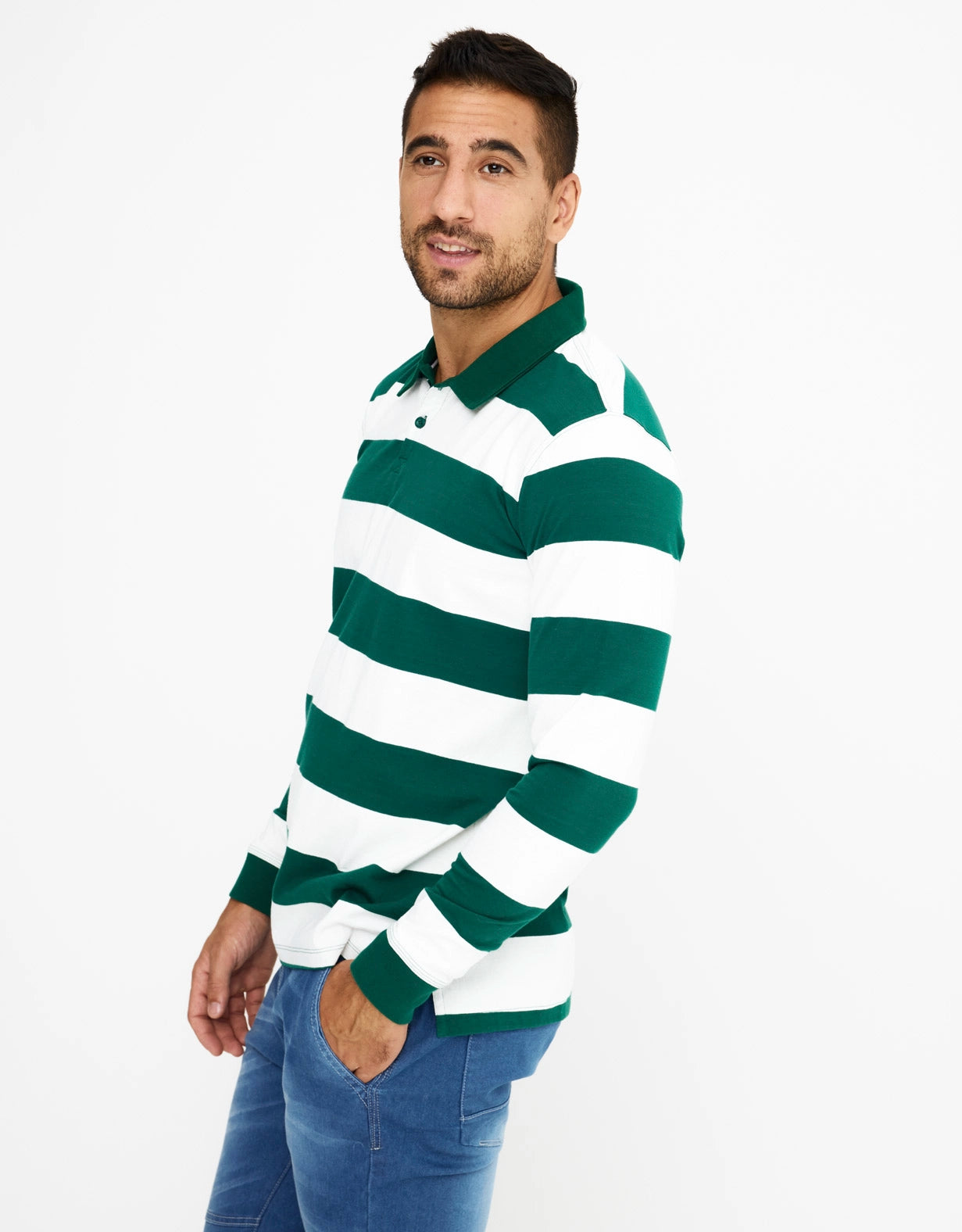 Polo Manga Larga Rayas - Jaybe