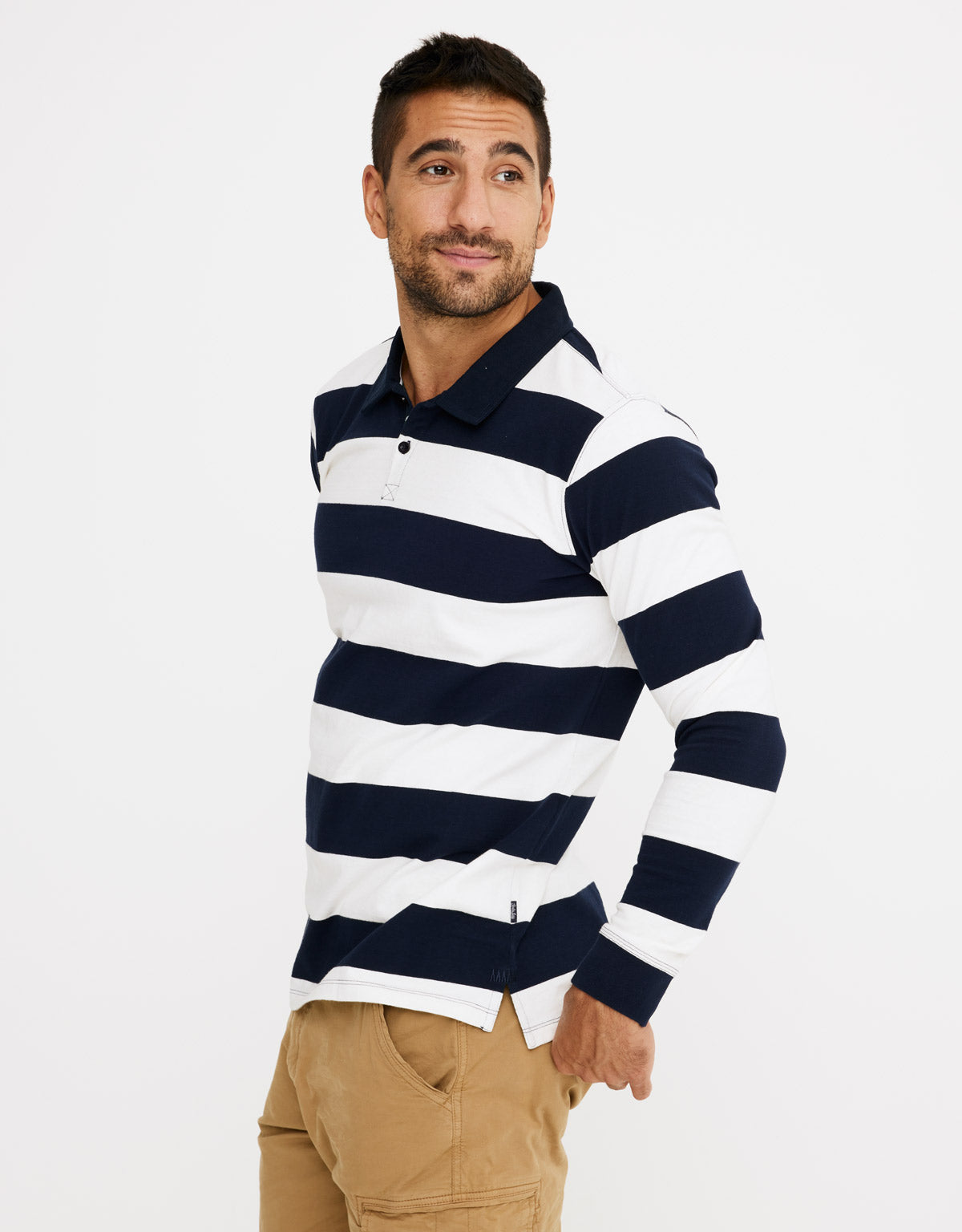 Polo Manga Larga Rayas - Jaybe