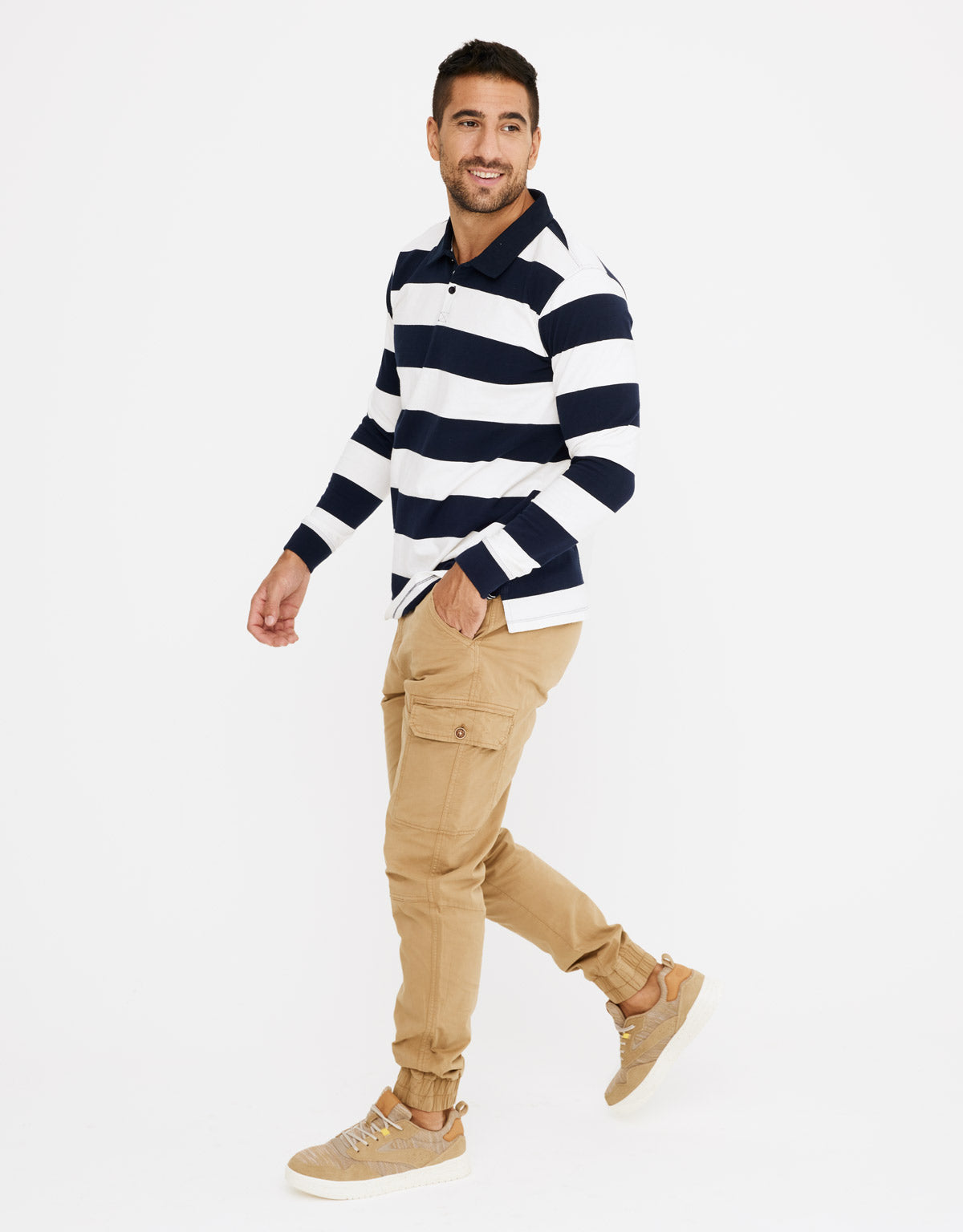 Polo Manga Larga Rayas - Jaybe