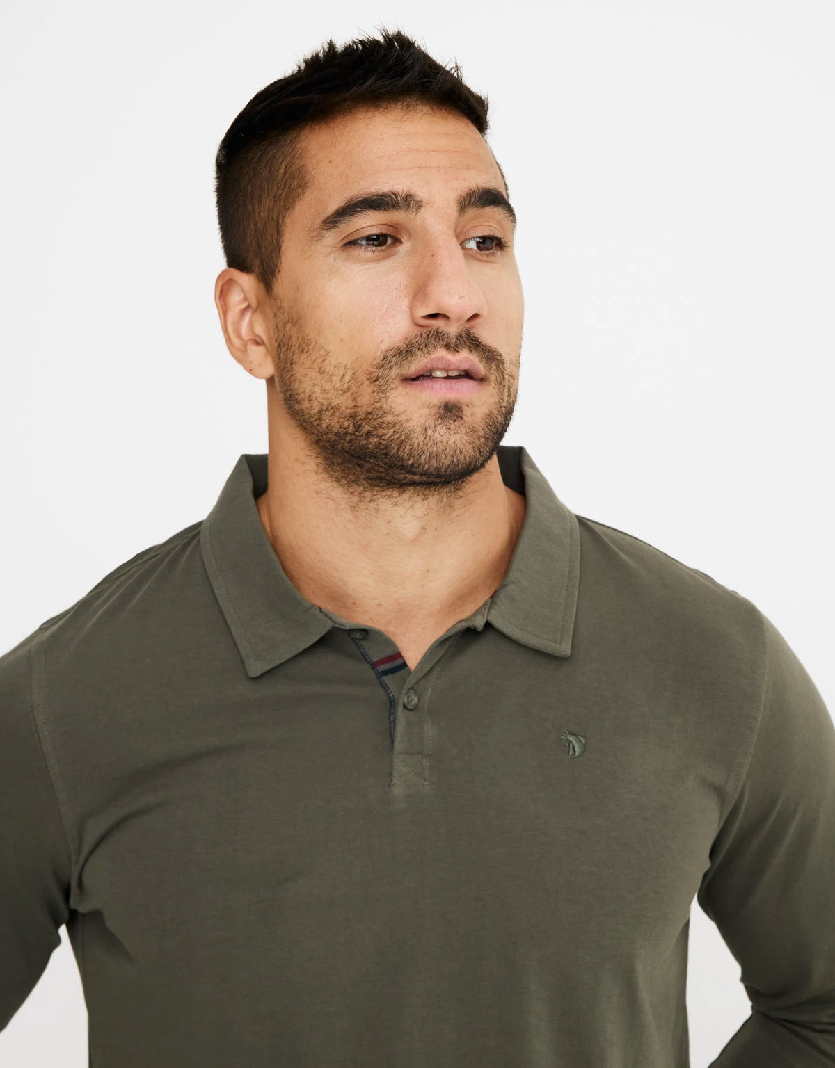 Polo Manga Larga Caqui - Pals 4