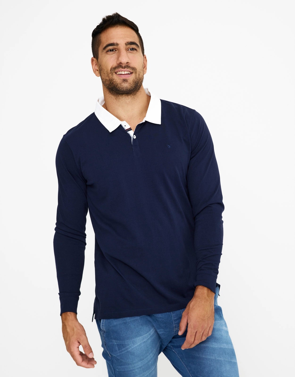 Polo Manga Larga - Dente