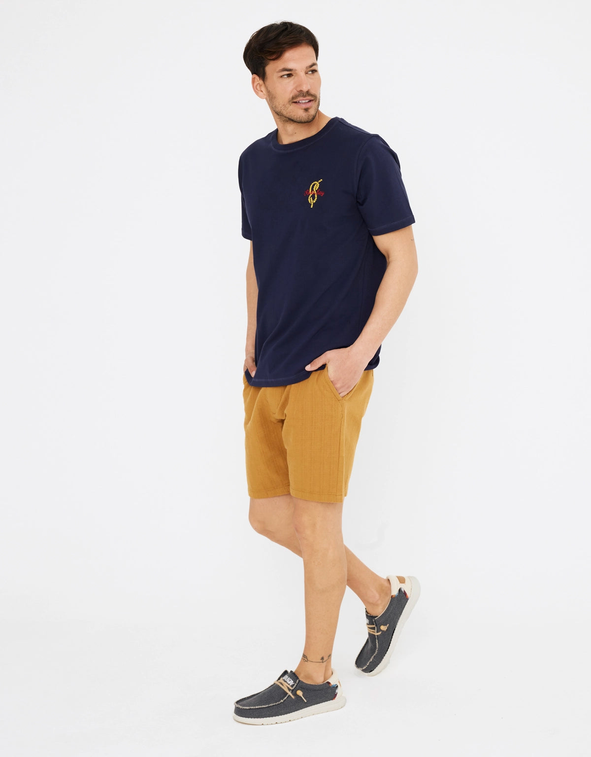 Bermuda Algodón Mostaza 5