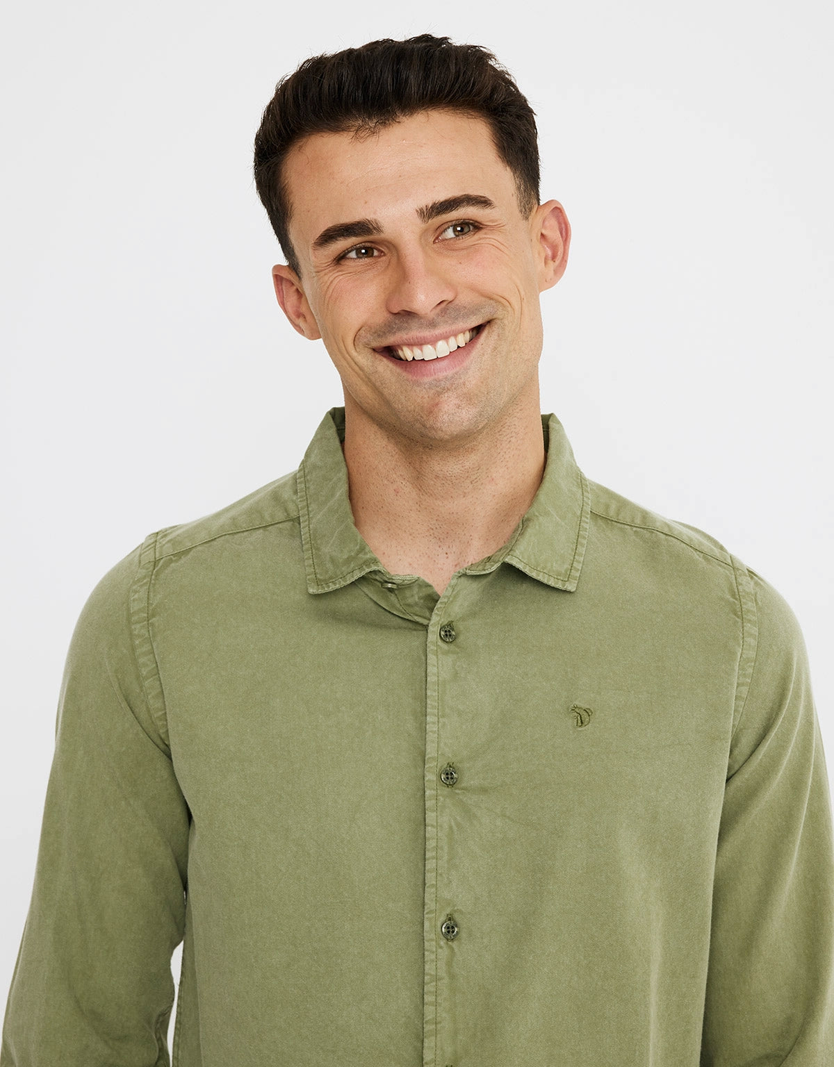 Camisa Manga Larga Algodón - Bacton