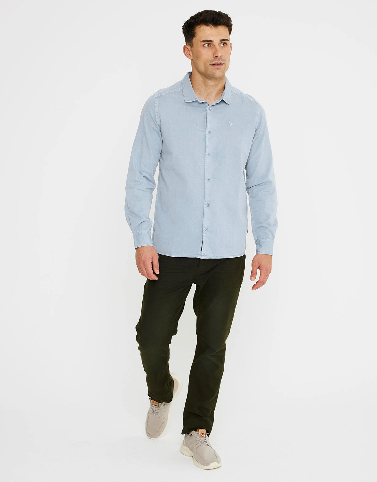 Camisa Manga Larga Algodón - Bacton