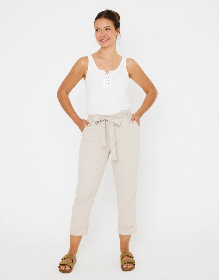 Lange Hosen Schwarz Beige - Vaiana