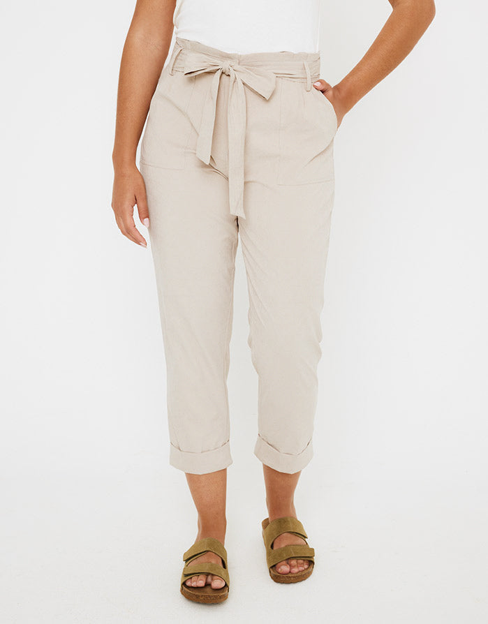 Lange Hosen Schwarz Beige - Vaiana