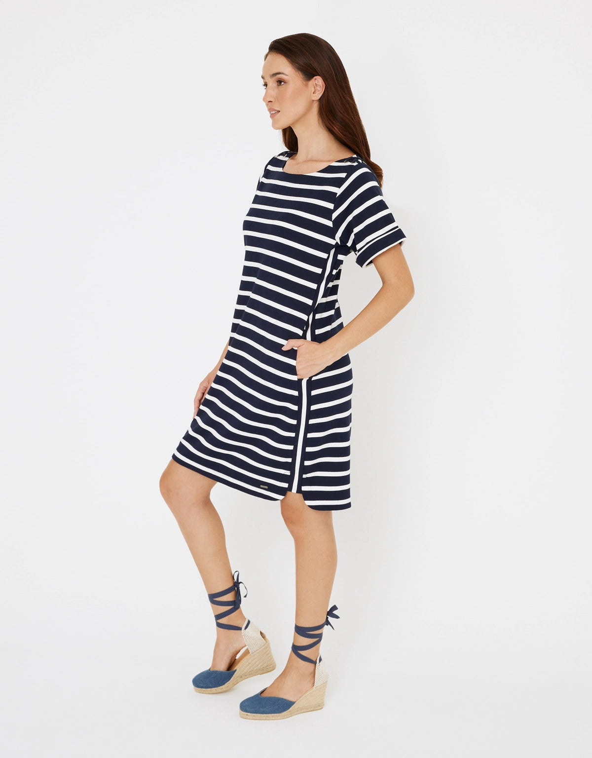 Vestido Corto Rayas - Marini