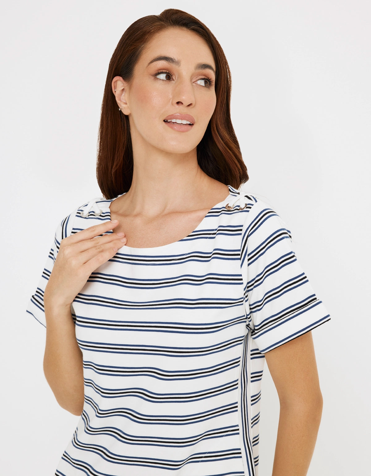 Vestido Corto Rayas - Marini